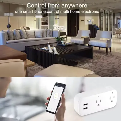 Trending 2024 New arrivals: Power Socket Track Smart Adapter Tuya Alexa UK Smart Socket Outlet Electrical Smart Socket
