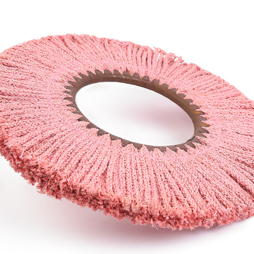 Industrial Polisher Brush Made red sisal polishing wheel Factory