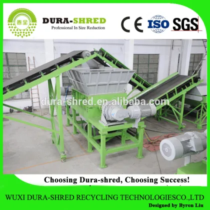 Dura-shred durable intimus rubber shredder for sale