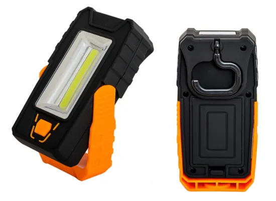 COB LED Work Light Hanging Lantern Magnetic Flashlight With Clip Hang Hook