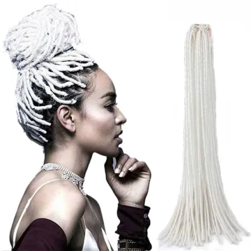 Prestretched Straight Crochet Faux Locs Dreadlocks Braids Hair Extensions Xpression Dread locks Synthetic Braiding Hair