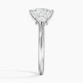 4ct D VVS1IGI 쓰리 스톤 랩 다이아몬드 링