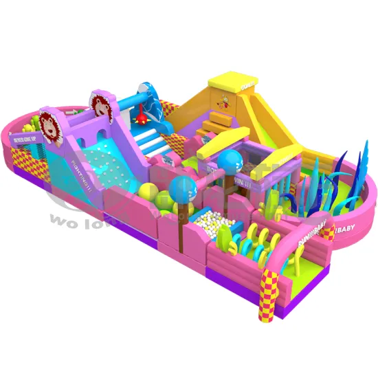 China factory supply inflatable obstacle course jumper