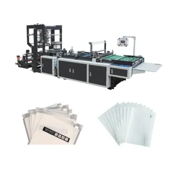 Ziplock Food Storage Bag Production Machine: LDPE, PE, and Polythene Side Seal Zipper Bag Making Equipment