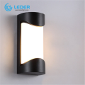 LEDER Black Warm Color LED Outdoor Wall Light