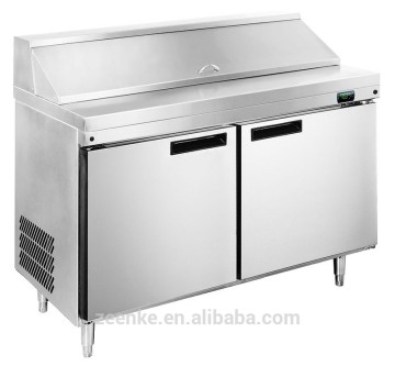 Free Standing Salad Bar Commercial Salad/Sandwich Prep Table Refrigerated Salad Showcase