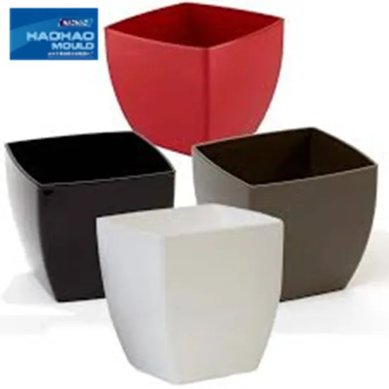 Customized plastic precision injection flower pot mould