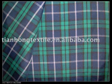Yarn Dyed Poplin Polyester Fabric