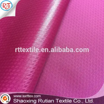 100% Polyester oxford Jacquard PU coated fabric