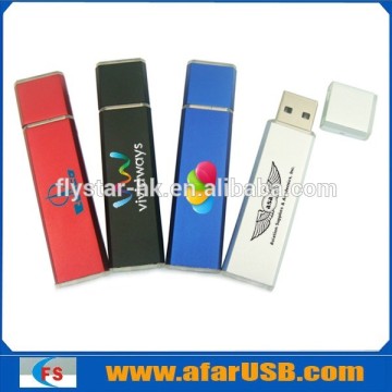 2015 Custom logo usb plastic 2.0 usb pen drive with Real capacity