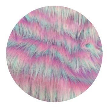 Custom Luxury Tie Dye Langflor Kunstpelz