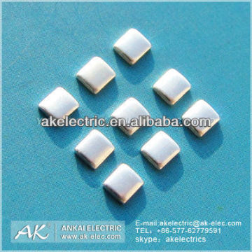 Electrical contact point AgSnO for high power relay