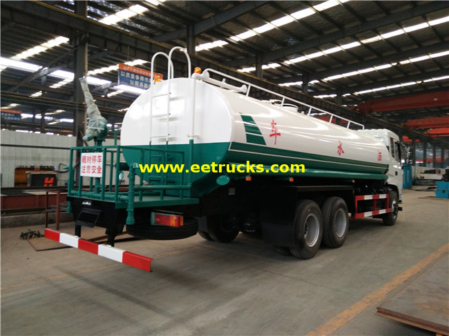 Dongfeng 12 Wheeler 15 CBM Water Carrier Trucks