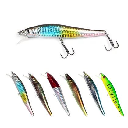 Devano Wholesale Japan Quality 95mm 10g Hard Plastic Minnow Fishing Lure for Freshwater Bass