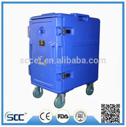 116L rotational molded plastic cold fresh cabinet, cold food storage cabinet