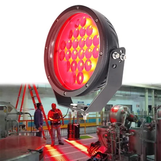 9 Inch Aluminum Line/Spot Overhead Crane Blue Red Safety Light System