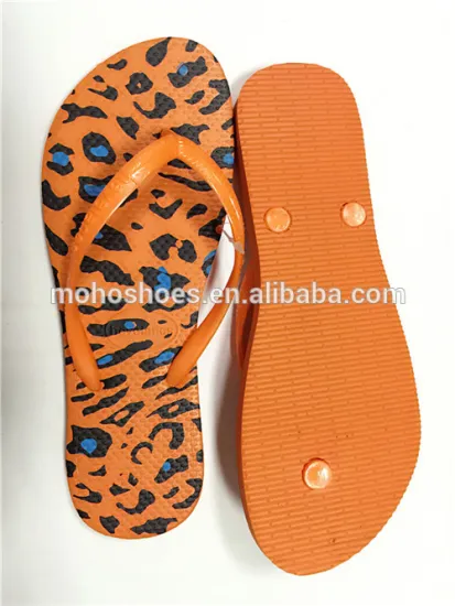 light eva flioflop ladies leopard print flipflop