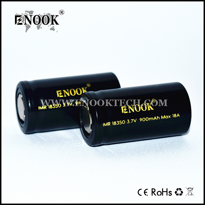 Enook Rechargeable Lithium Battery 18350 900mAh