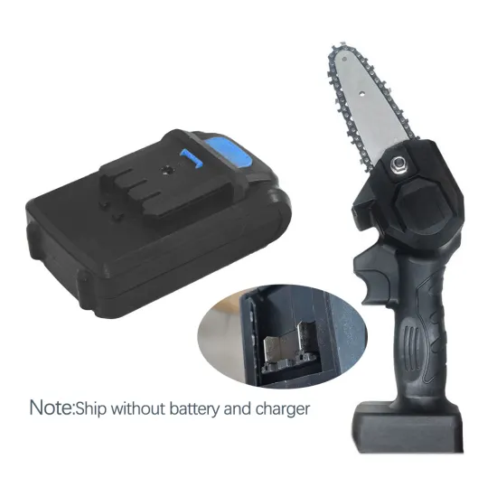 24V Electric Pruning Saw One-handed Chainsaw Woodworking Chain Saw With Battery Mini Rechargeable Saw Machine For Wood Cutting