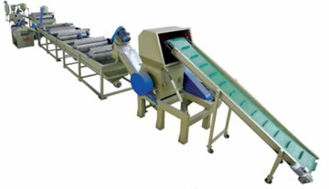 Full-auto PP/PE film crushing washing and drying line
