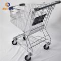 Cheap grey Asian metal Grocery Trolley