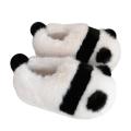 Slippers de panda géant noir et blanc