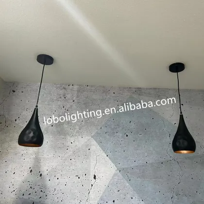 Copper Material Minimalist Retro Chandelier Pendant Lights for Restaurant Lighting