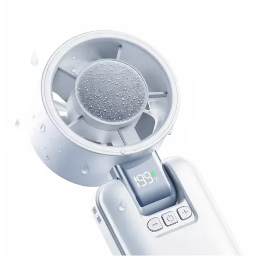 Portable Rechargeable Handheld Cooling Device with Ice Pack