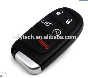 New moder for Dodge Jeep Chrysler 4+1 button smart remote key fob blank shell