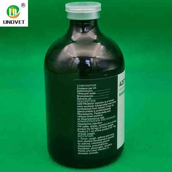 Azetromax Azithromycin Tilmicosin Bromohexine Injection Solution 100ml25 Jpg