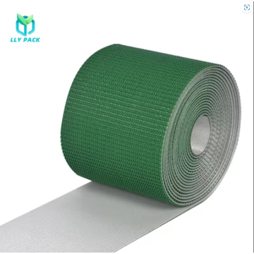 Cinturão corrugado PVC verde PVC inclinado