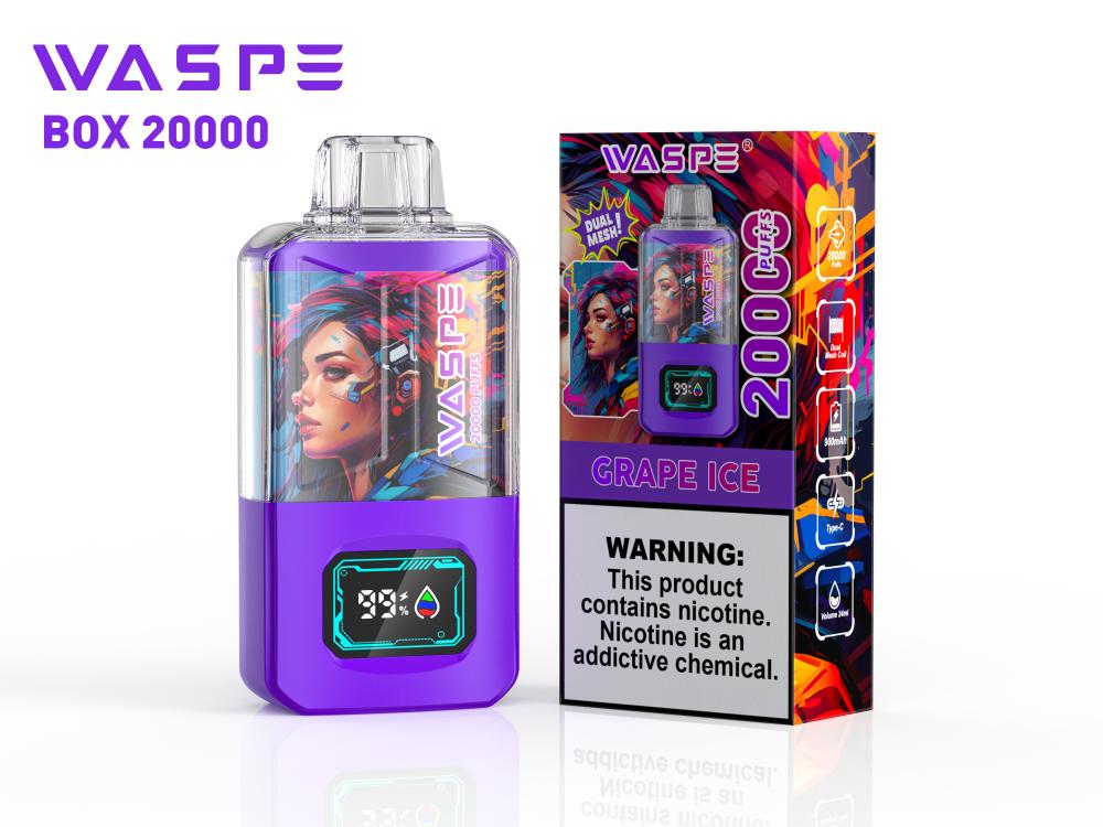 Waspe Digital Box 20000 Puffs Wholesale Disposable Vaporizer