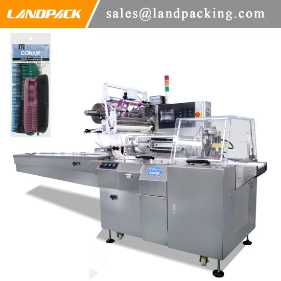 Multiple Combs Flow Pack Wrapping Machine Pillow Bag Packing Machine Price List