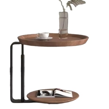 Elegant Solid Wood Frame Marble Top Coffee Table