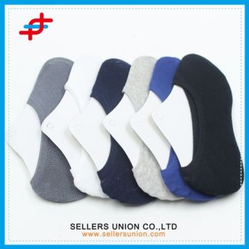 Cotton Fiber Low Cut No Show Hidden Invisible Men's Socks Liners