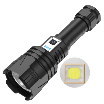 2 km a lungo raggio potente riflettore - 10000 lumen ricaricabile torcia di caccia