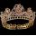 Small Gold Plated Beauty Queen Pageant Crown