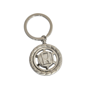Promotional Metal Key Chain with Car brand Compass