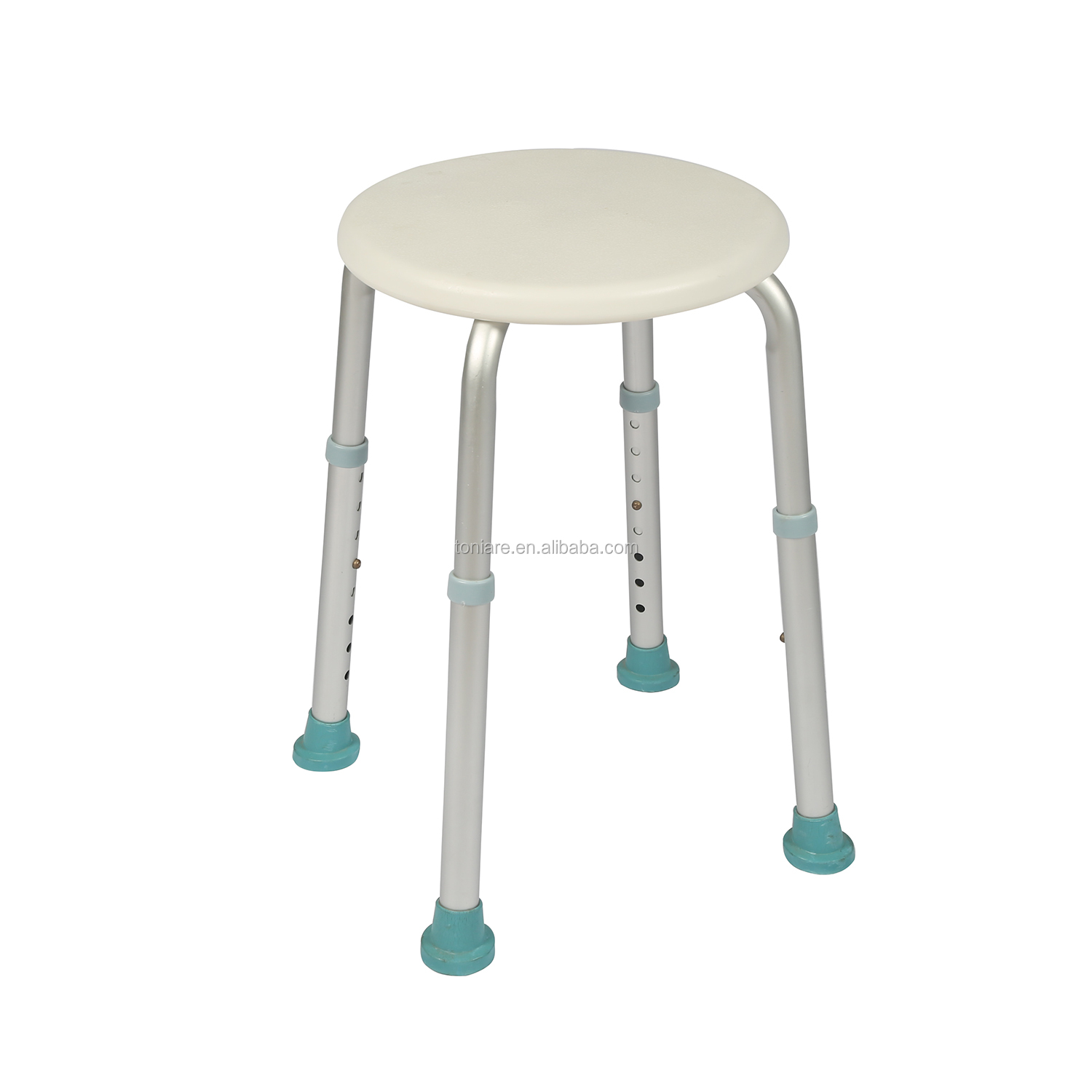 Anti-skid Lightweight Shower Chair Bath Stool with Adjustable Height TSA01