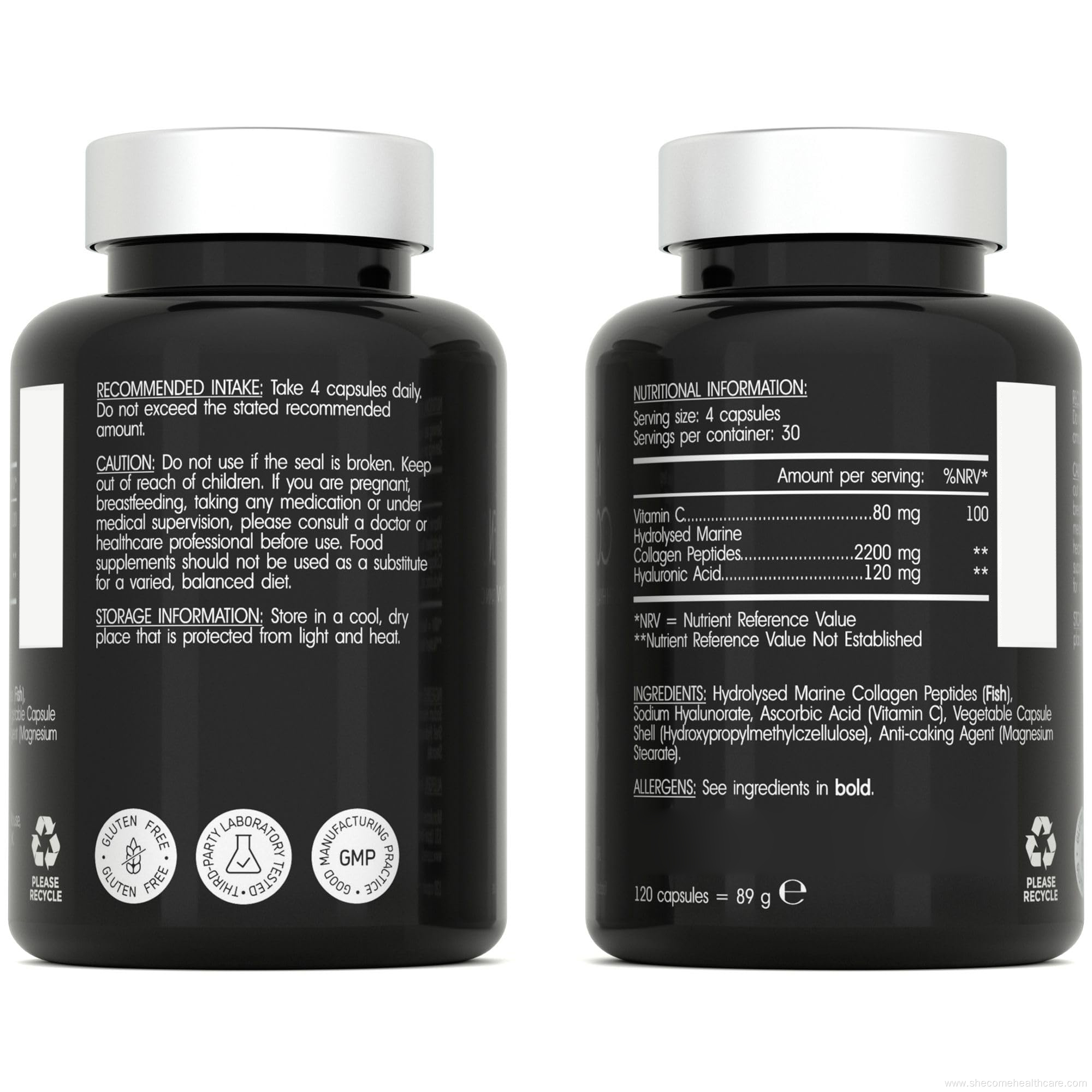 High Strength Collagen capsules marine collagen supplements
