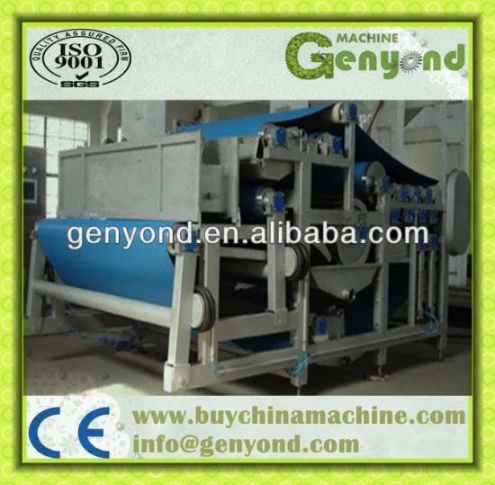 Grapefruit juice belt press