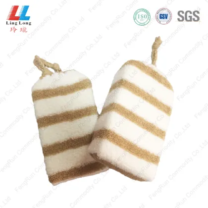 Microfiber cloth bath sponge