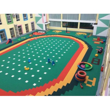 Taman Permainan Kanak -kanak PP Court Tiles Sports Flooring