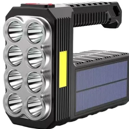 Long Lasting LED Rechargeable Solar Handheld Spotlight