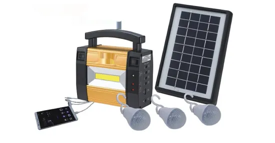 Portable Small Solar Power System For Mobile Lighting