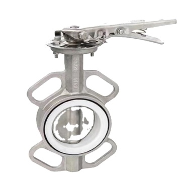 Manual Stainless Steel Wafer Type Center Line Butterfly Valve