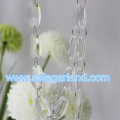 Acrylic Crystal Faceted Oval Bead Tree Garland Door For Wedding Decoration