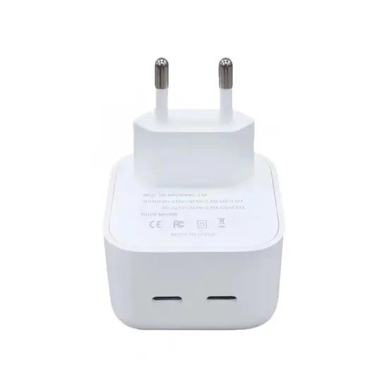PD +PD 40W Type C Fast Charging Adapter