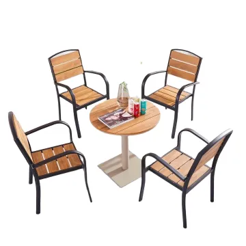 Solid Teak Wood Outdoor Garden Table and Chairs Set
