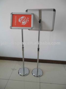 aluminum steel sliver poster board